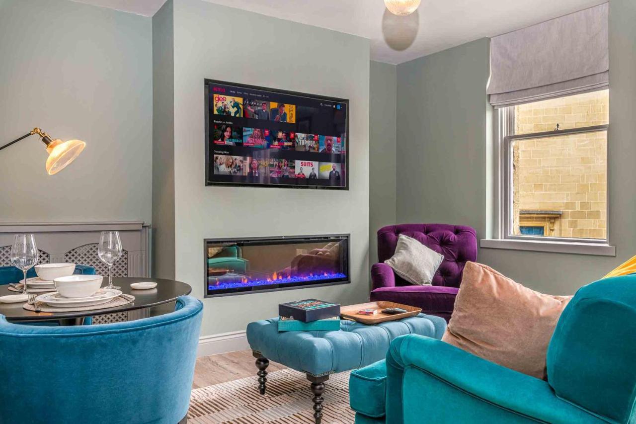 Beautiful Modern 1 Bedroom Apartment, City Centre Bath Buitenkant foto